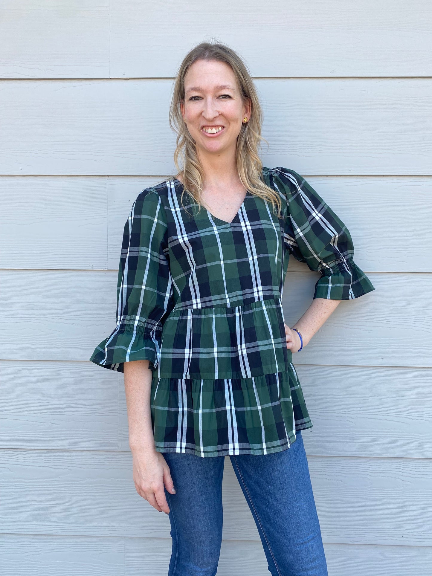Ashford Plaid Top