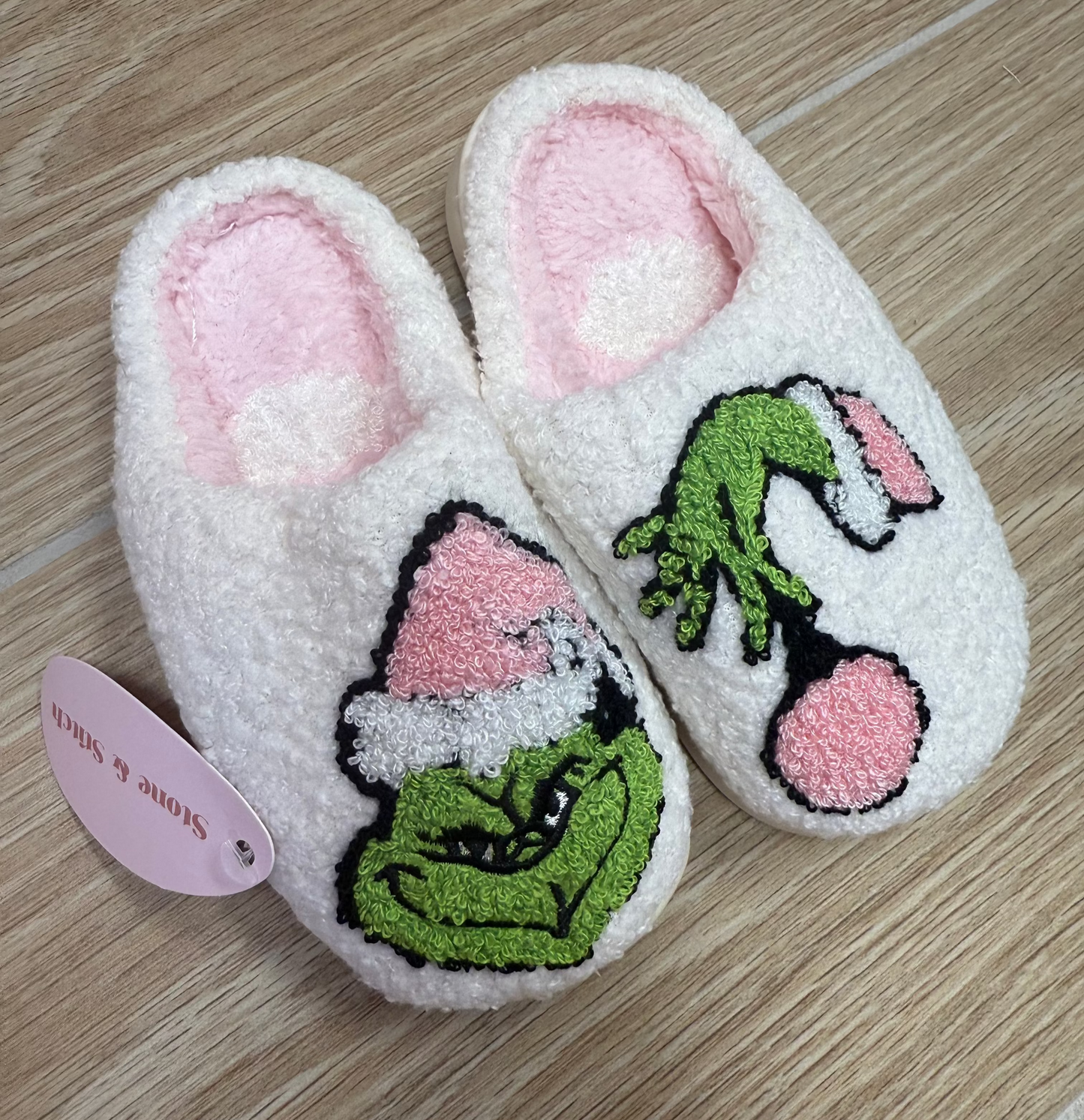 Kids Grinch Slippers