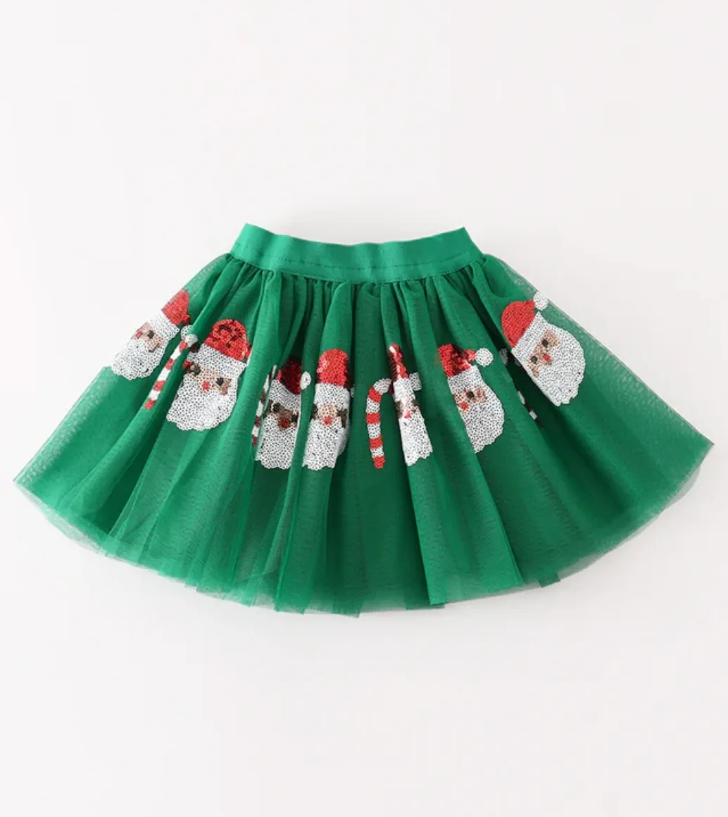 Green Santa Claus Tutu