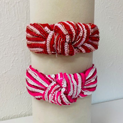 Sequin Knot Headbands