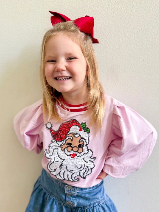 Puff Sleeved Santa Shirt