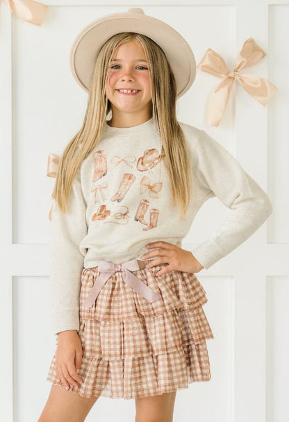Girls Cowgirl Sweatshirt