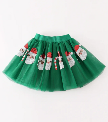 Green Santa Claus Tutu