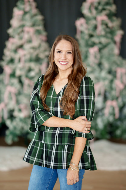 Ashford Plaid Top
