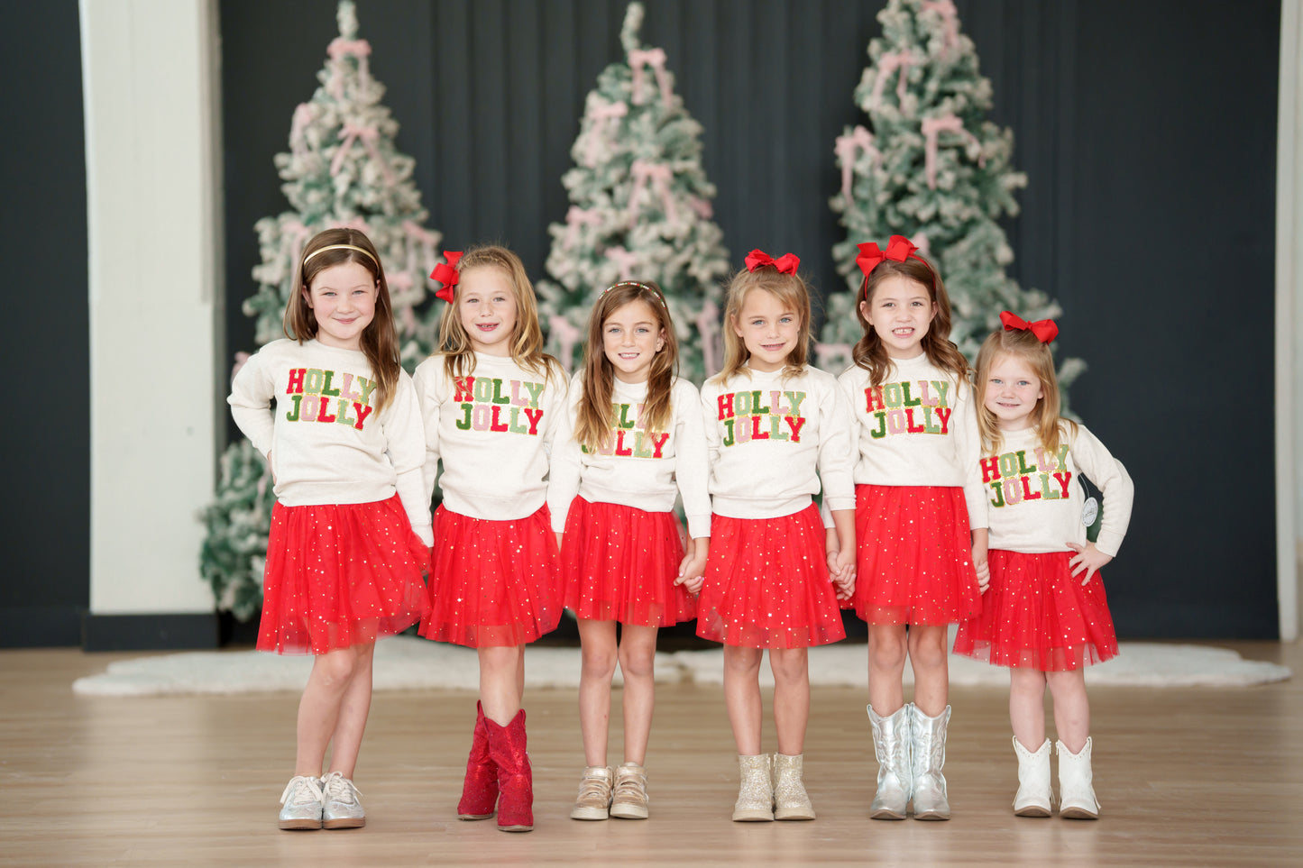 Holly Jolly Patch Christmas Sweatshirt