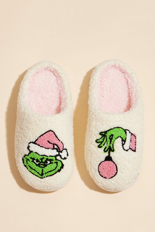 Kids Grinch Slippers