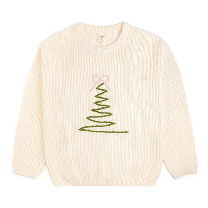 Women's Knit Christmas Tree Sweater