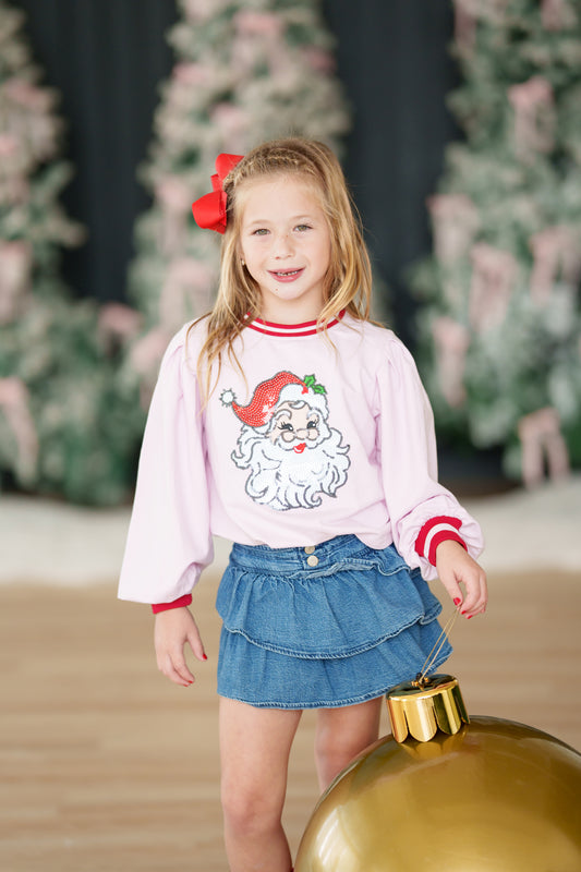 Puff Sleeved Santa Shirt
